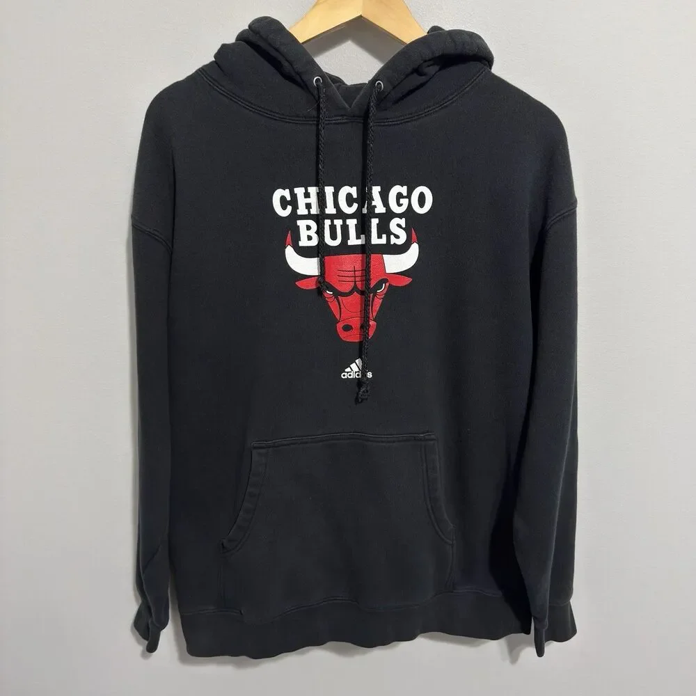 Chicago Bulls Adidas Hoodie Vintage Y2K Size L